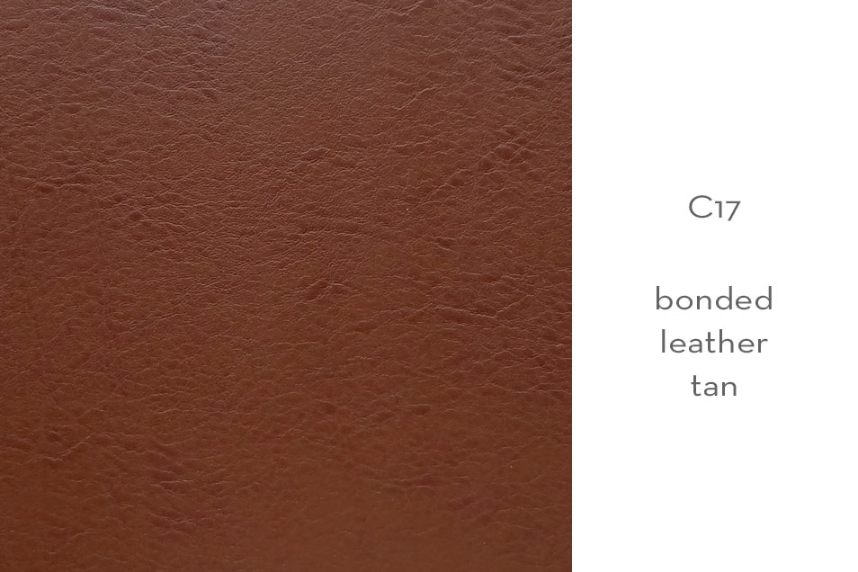 C17 bonded leather tan