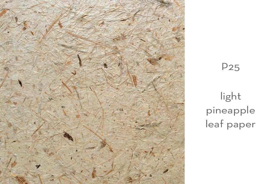 P25 light pineapple leaf paper
