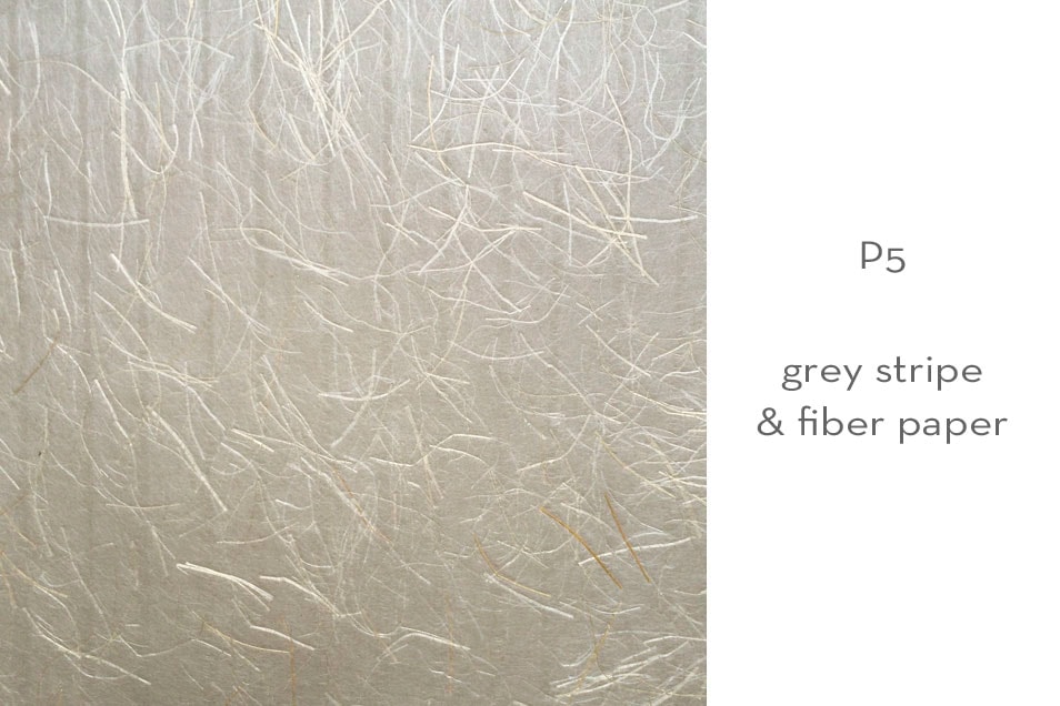 P5 grey stripe and fiber paper